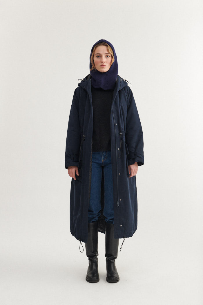 Basic Apparel Ajlin Parka Jackets 606 Sky Captain